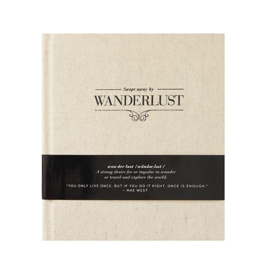 Swept Away by Wanderlust Travel Journal